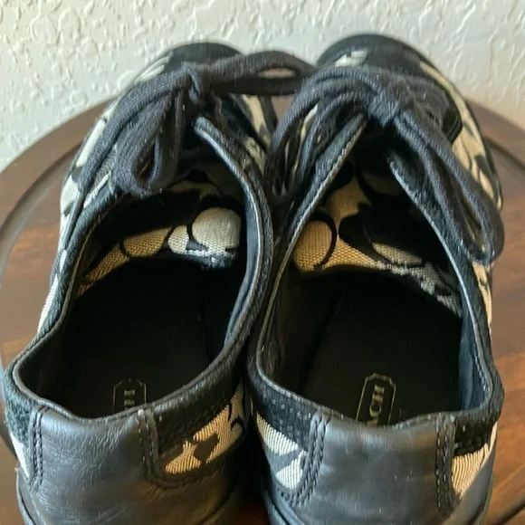 Coach: Black & Gray Baylee (A1474) Sneakers- 8 - Picture 12 of 16